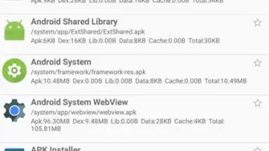 Screenshot von Link2SD 10