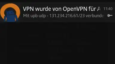 Screenshot von OpenVPN 6