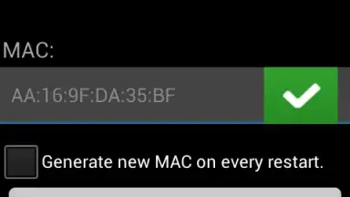 Screenshot von ChameleMAC 6