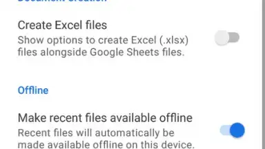 Screenshot von Google Sheets 6