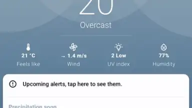 Screenshot von Breezy Weather 1