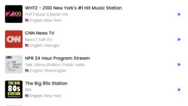 Screenshot von MyRadio 1