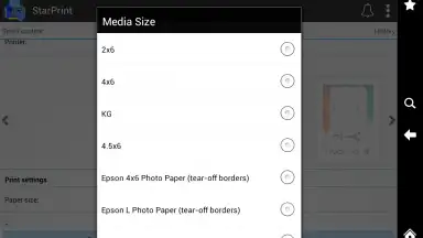 Screenshot von StarPrint 18
