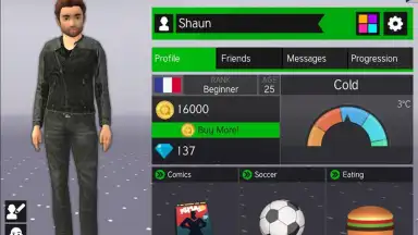 Screenshot von Avakin Poker 2