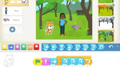Screenshot von ScratchJr 3