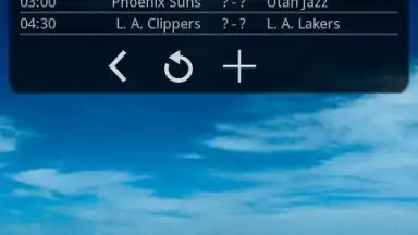 Screenshot von Basketball Livescore Widget 11