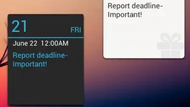 Screenshot von GO Calendar Widget 2