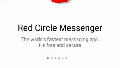 Screenshot von Red Circle Messenger 5