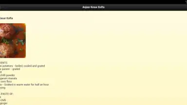 Screenshot von Mughlairecipes 14