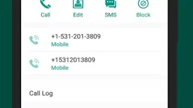 Screenshot von Chkon Call ID 3