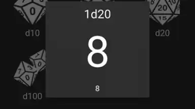 Screenshot von RPG Simple Dice 6