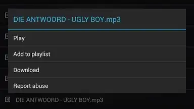 Screenshot von 4shared Music 4