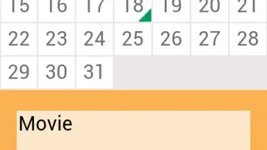 Screenshot von Calendar Monthly 1