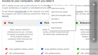 Screenshot von VNC Viewer 14