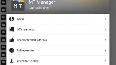 Screenshot von MT Manager 3