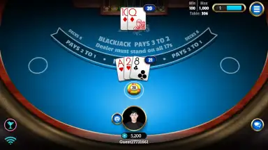 Screenshot von BlackJack 21 11