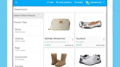Screenshot von Zappos 8