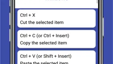 Screenshot von Computer shortcut keys : All shortcut keys 4