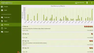 Screenshot von Writeometer 2
