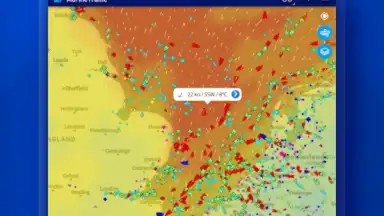 Screenshot von MarineTraffic 10
