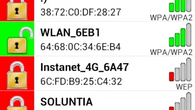 Screenshot von pulWiFi 1
