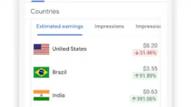 Screenshot von Google AdMob 2