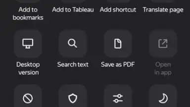 Screenshot von Yandex Browser 10