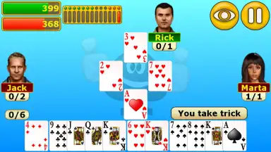Screenshot von Spades 7