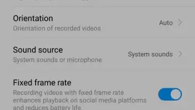 Screenshot von MIUI Screen recorder 3