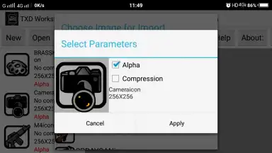Screenshot von TXD EDITOR By K K UPGRADER 2