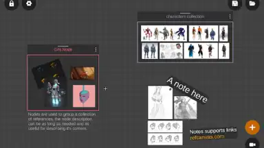 Screenshot von RefCanvas 2