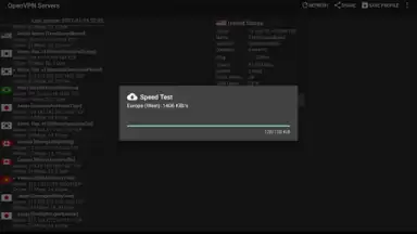Screenshot von VPN Servers 1