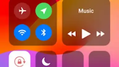 Screenshot von Control Center iOS 17 5