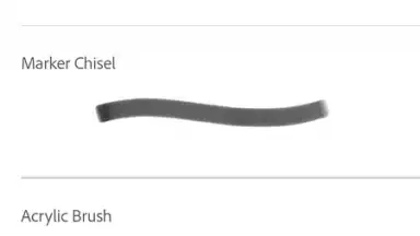 Screenshot von Adobe Photoshop Sketch 9