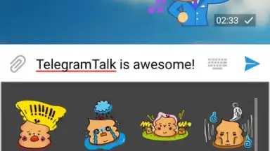 Screenshot von Telegram Talk 4