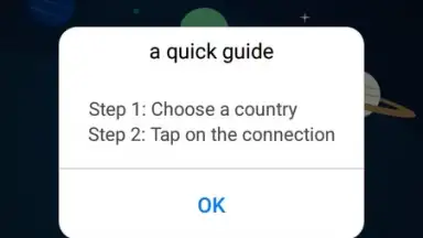 Screenshot von Black vpn 3