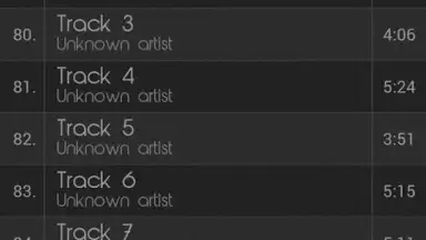 Screenshot von Dub Music Player 4
