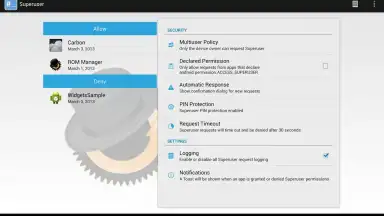 Screenshot von Superuser (for Android 4) 8