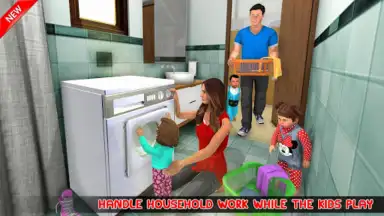Screenshot von Mother Simulator Triplet Baby 3