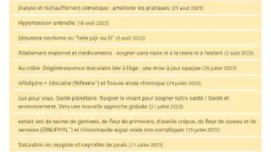 Screenshot von Application Prescrire 20