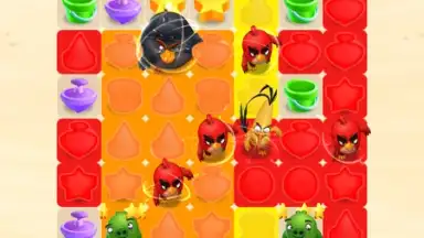 Screenshot von Angry Birds Match 2