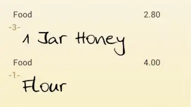 Screenshot von OI Shopping list 3