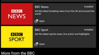 Screenshot von BBC Media Player 5