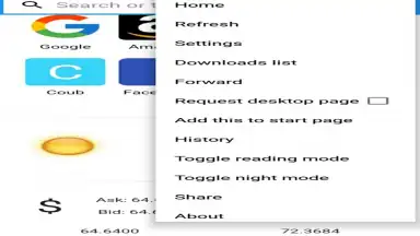 Screenshot von ßrowser 2