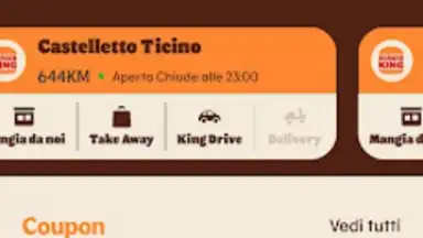 Screenshot von Burger King Italia 2