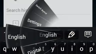 Screenshot von Black Style Keyboard 4
