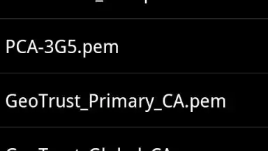 Screenshot von Android Certificate Installer 4