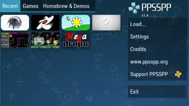 Screenshot von PPSSPP 7