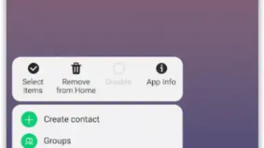 Screenshot von Samsung One UI Home 1