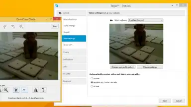 Screenshot von DroidCam 4